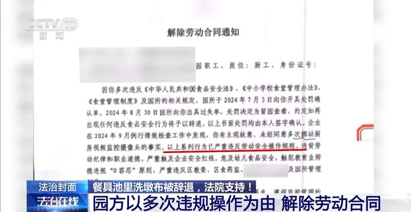 里洗墩布被辞退 法院：支持！儿童安全重于一切pg电子模拟器免费试玩一名厨工在幼儿园洗碗池(图16)